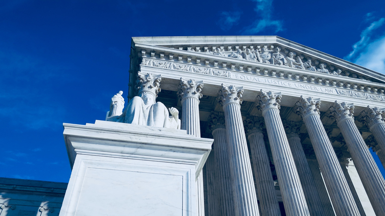 supreme court with sky background