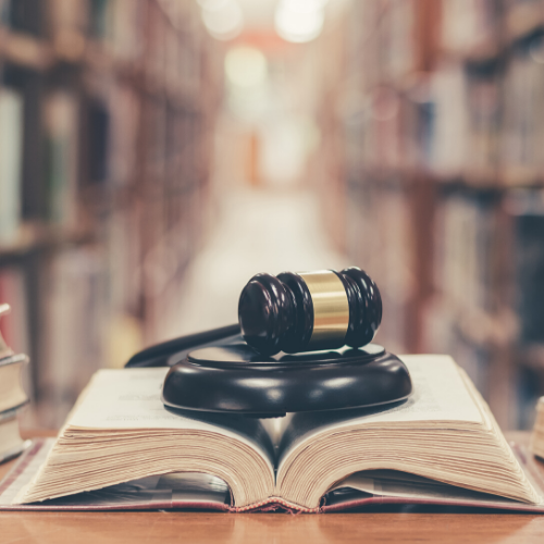 Remote Arraignments For Those Arrested in Arlington 1 gavel and a lawbook
